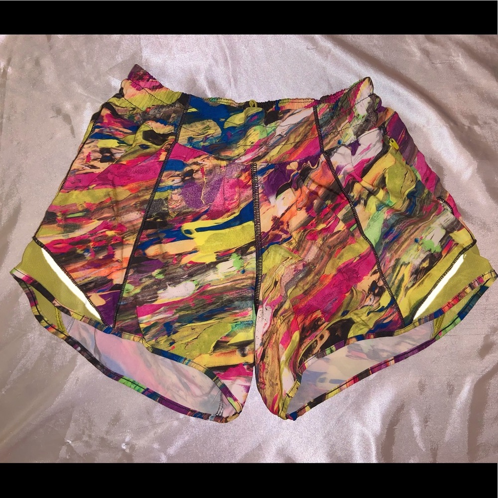 Limited Edition Colorful 4” Lululemon Hotty Hot Shorts